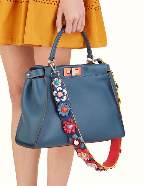 fendi flower purse strap|fendi sunshine shopper with strap.